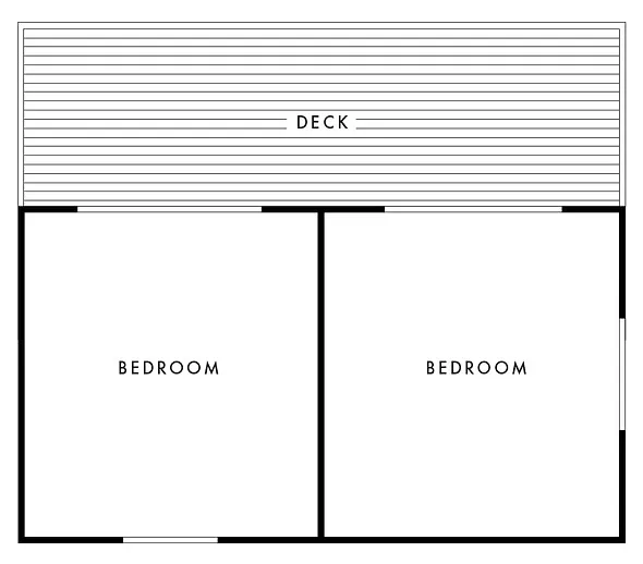 Pītokuku cabin floor plan layout