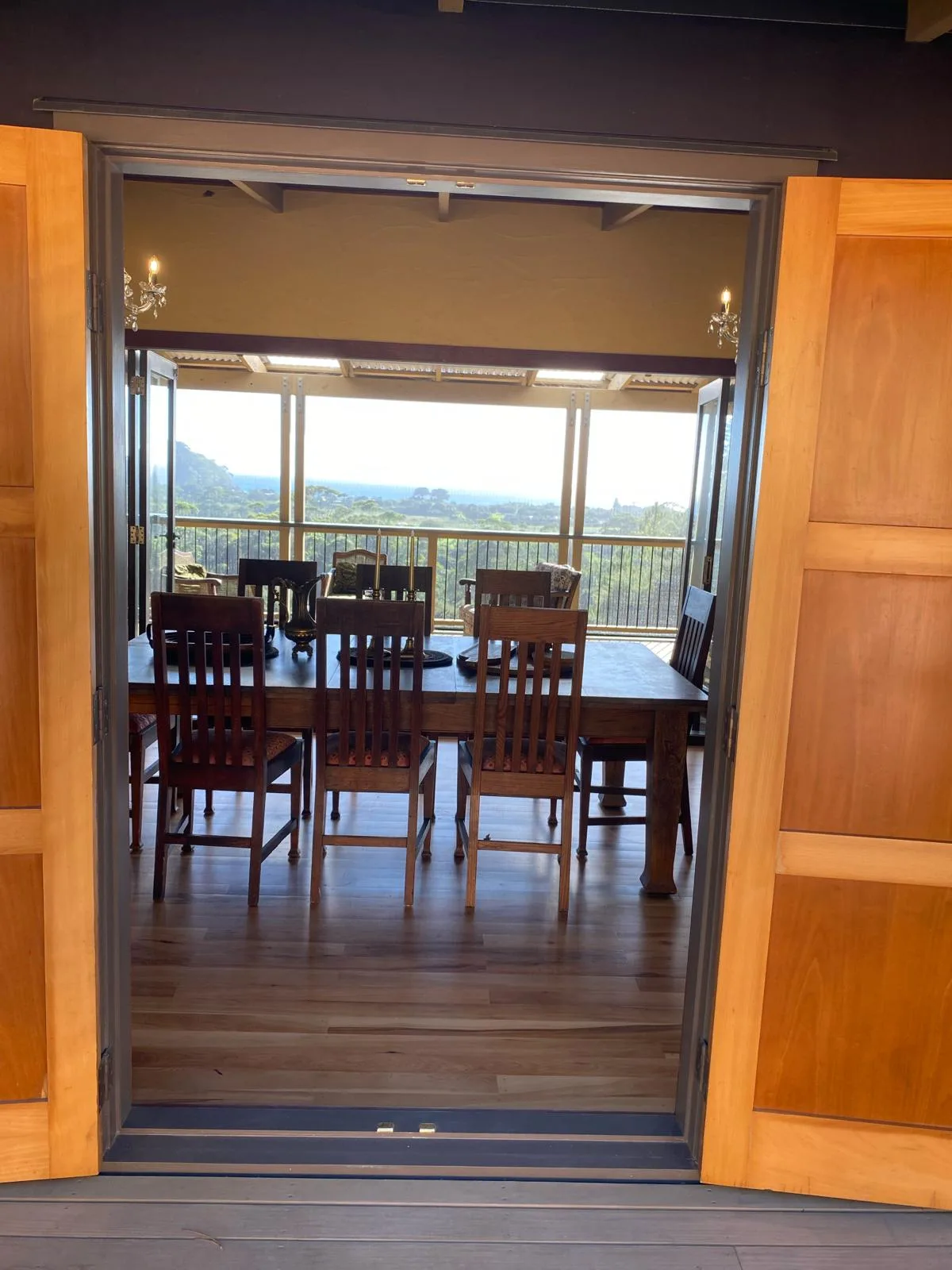 The Boardroom at Mason Canyon — heated meeting room with ocean views