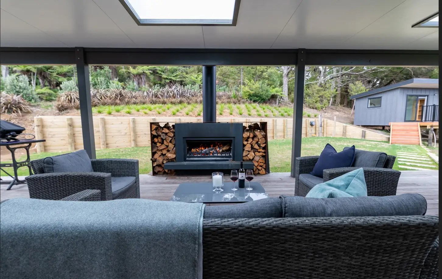 Pītokuku House — off-grid holiday home, Medlands Beach, Great Barrier Island